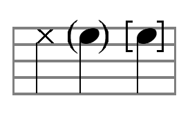 Ghost Note Notation